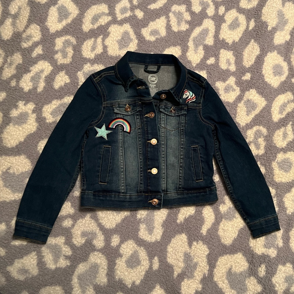 XS (4-5) Girls Wonder Nation Denim Jacket